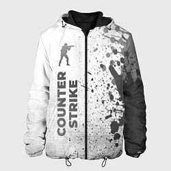 Мужская куртка Counter Strike - white gradient по-вертикали