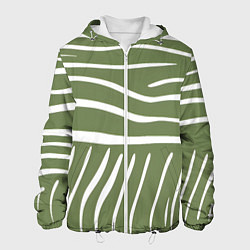 Мужская куртка Полоски зеленой зебры