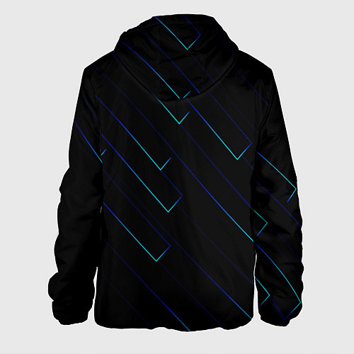 Мужская куртка Color blue black / 3D-Белый – фото 2