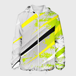Мужская куртка Color white light green