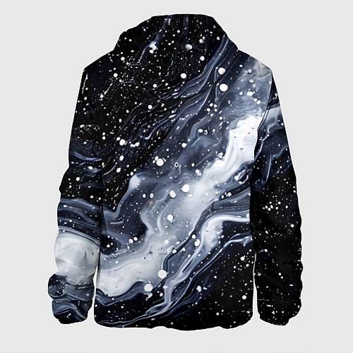 Мужская куртка Млечный путь в космоссе / 3D-Белый – фото 2