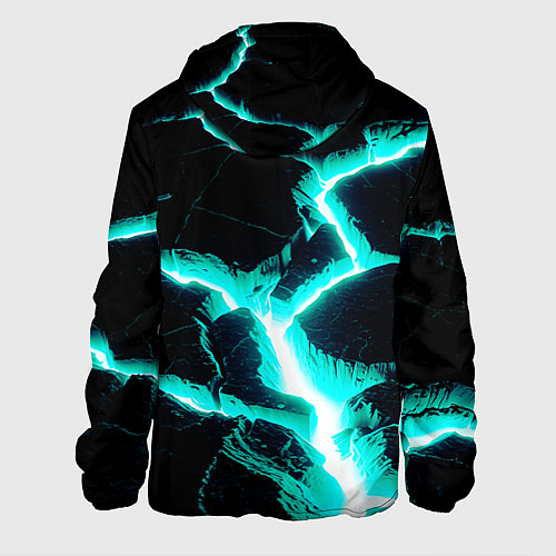 Мужская куртка Color light blue black / 3D-Белый – фото 2