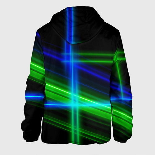 Мужская куртка Color blue black green / 3D-Белый – фото 2