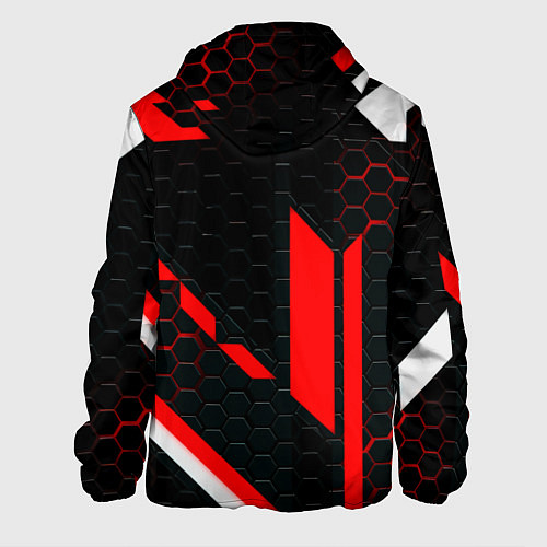 Мужская куртка Monster energy sport geometry / 3D-Белый – фото 2