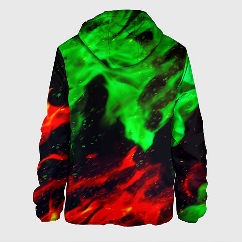 Мужская куртка Monster energy огонь лого / 3D-Белый – фото 2