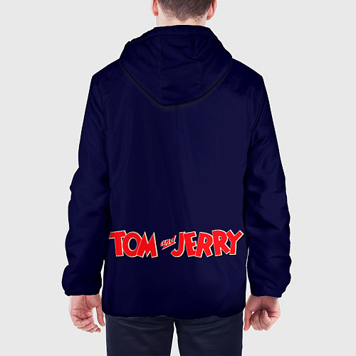 Мужская куртка Том и Джерри рок музыканты - неоновое свечение / 3D-Черный – фото 4
