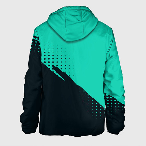 Мужская куртка Color black light blue / 3D-Белый – фото 2