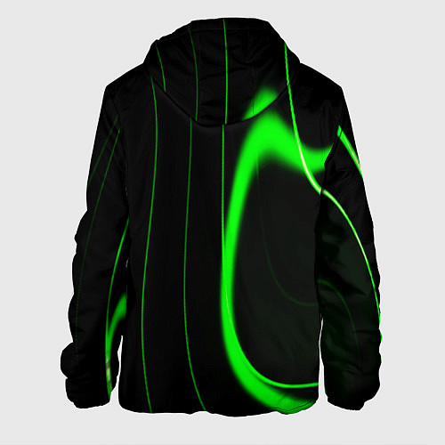 Мужская куртка Color green light green black / 3D-Белый – фото 2