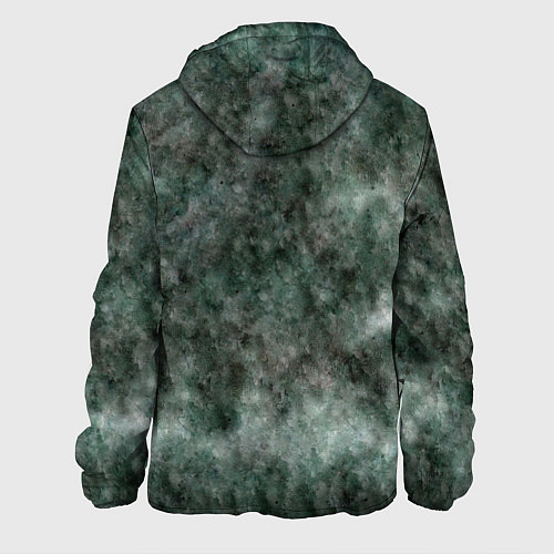 Мужская куртка Две горящие свечи в темноте / 3D-Белый – фото 2