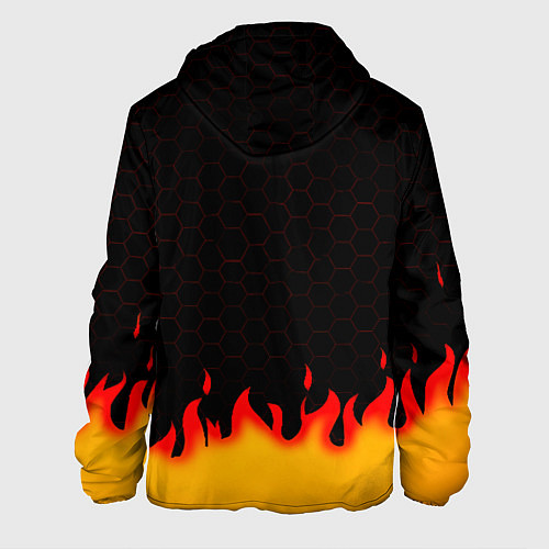 Мужская куртка AEK fire hexagon / 3D-Белый – фото 2