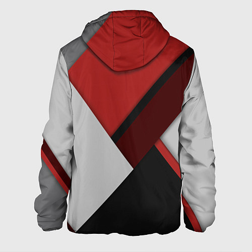 Мужская куртка Color black red grey / 3D-Белый – фото 2
