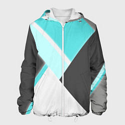 Мужская куртка Color black blue
