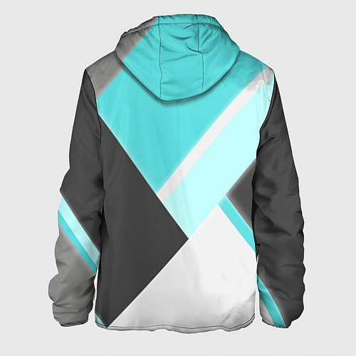Мужская куртка Color black blue / 3D-Белый – фото 2