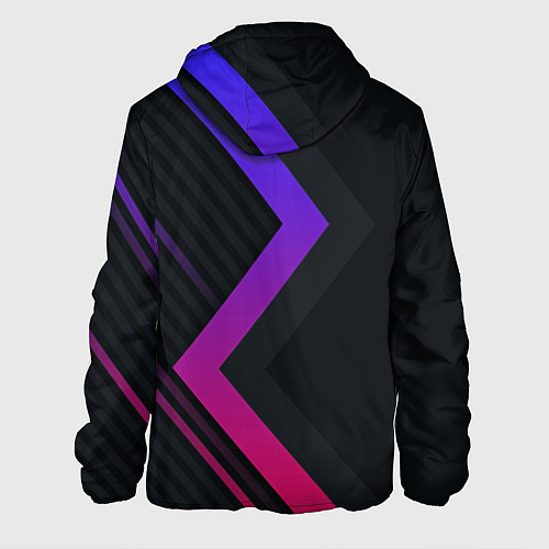 Мужская куртка Color black line / 3D-Белый – фото 2