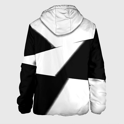 Мужская куртка Real Madrid geometry black / 3D-Белый – фото 2