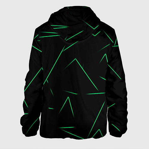 Мужская куртка Color light green line / 3D-Белый – фото 2