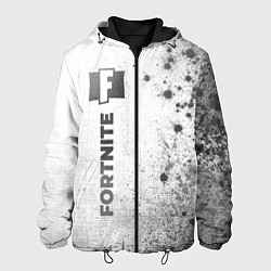Куртка с капюшоном мужская Fortnite - white gradient по-вертикали, цвет: 3D-черный