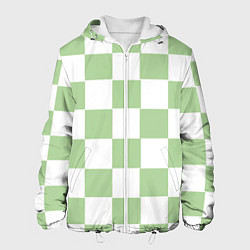 Мужская куртка Квадраты зелёные