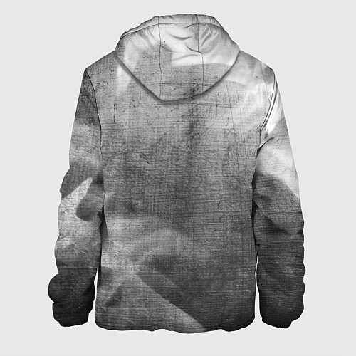 Мужская куртка Mass Effect - grey gradient вертикально / 3D-Черный – фото 2