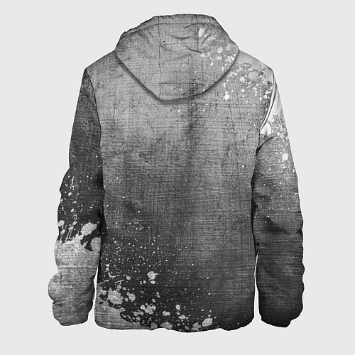 Мужская куртка OneRepublic - grey gradient вертикально / 3D-Черный – фото 2