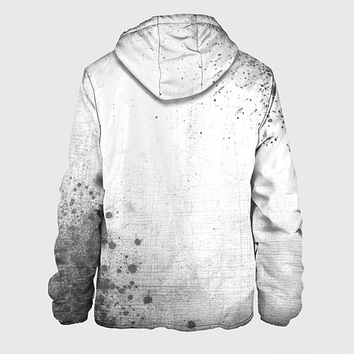 Мужская куртка Maneskin - white gradient вертикально / 3D-Черный – фото 2