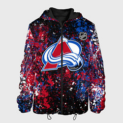 Куртка с капюшоном мужская Colorado Avalanche NHL black, цвет: 3D-черный
