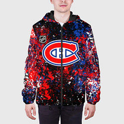 Куртка с капюшоном мужская Montreal Canadiens NHL black, цвет: 3D-черный — фото 2