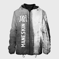 Куртка с капюшоном мужская Maneskin - grey gradient по-вертикали, цвет: 3D-черный