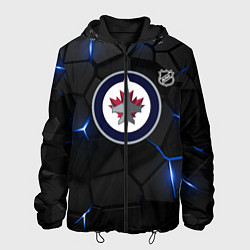 Куртка с капюшоном мужская Виннипег Джетс - НХЛ хоккей, цвет: 3D-черный