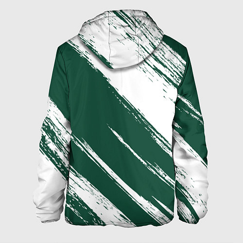 Мужская куртка Миннесота Уайлд - зеленый и белый / 3D-Белый – фото 2