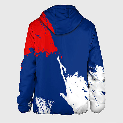 Мужская куртка Монреаль Канадиенс - брызги краски / 3D-Белый – фото 2