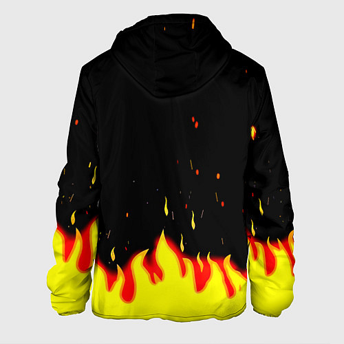 Мужская куртка Monster energy fire steel / 3D-Белый – фото 2