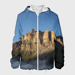 Куртка с капюшоном мужская Гора Метиген, цвет: 3D-белый