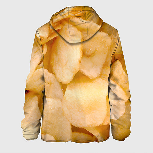 Мужская куртка Чипсы текстура / 3D-Белый – фото 2