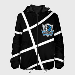 Мужская куртка Даллас Маверикс - текстура черного мяча