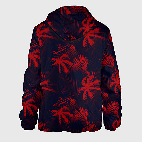 Мужская куртка Palm black red / 3D-Белый – фото 2