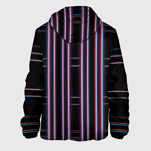 Мужская куртка Neon red blue black / 3D-Белый – фото 2