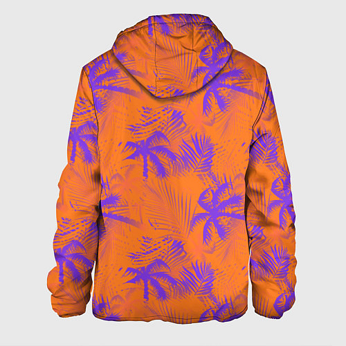 Мужская куртка Palm orange / 3D-Белый – фото 2