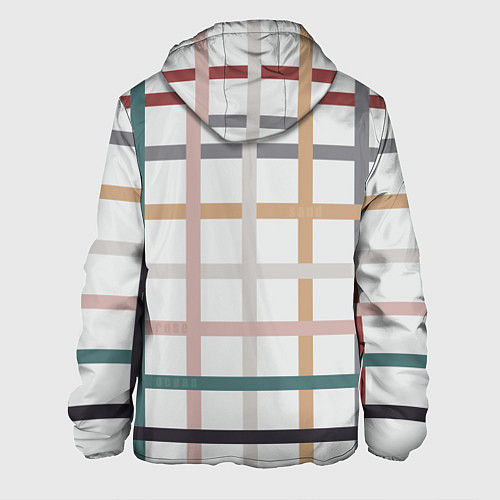 Мужская куртка Плетенка пастельная / 3D-Белый – фото 2