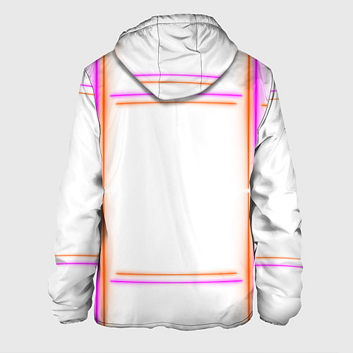 Мужская куртка Neon white orange pink / 3D-Белый – фото 2