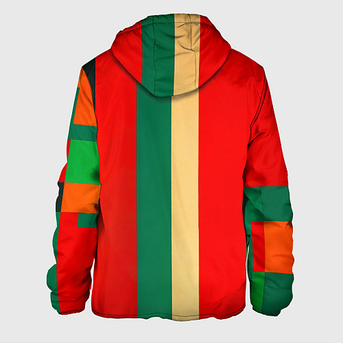 Мужская куртка Милитари девушка на оружейной башне ретрофутуризм / 3D-Белый – фото 2