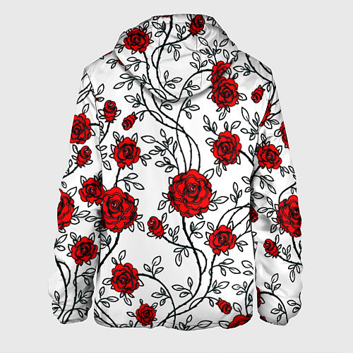 Мужская куртка Doom розы / 3D-Белый – фото 2