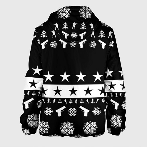 Мужская куртка Doom x csgo winter / 3D-Белый – фото 2