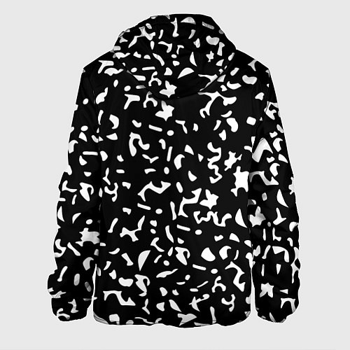 Мужская куртка Черный камуфляж / 3D-Белый – фото 2