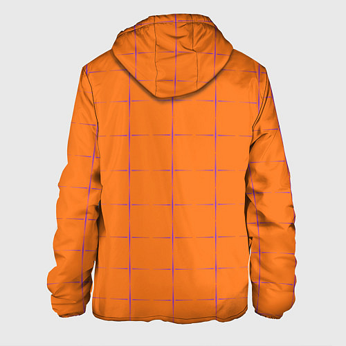 Мужская куртка Color orange stripe / 3D-Белый – фото 2