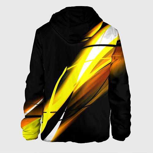 Мужская куртка Doom геометрия из полос / 3D-Белый – фото 2