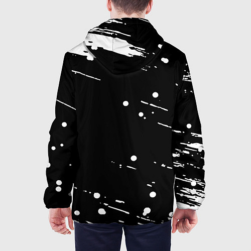 Мужская куртка Dayz брызги красок / 3D-Черный – фото 4