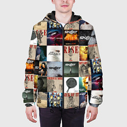 Куртка с капюшоном мужская Skillet - обложки альбомов и песен, цвет: 3D-черный — фото 2