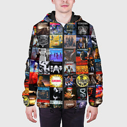 Куртка с капюшоном мужская Scorpions - обложки альбомов и песен, цвет: 3D-черный — фото 2