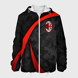 Куртка с капюшоном мужская Камуфляж - ФК Милан, цвет: 3D-белый